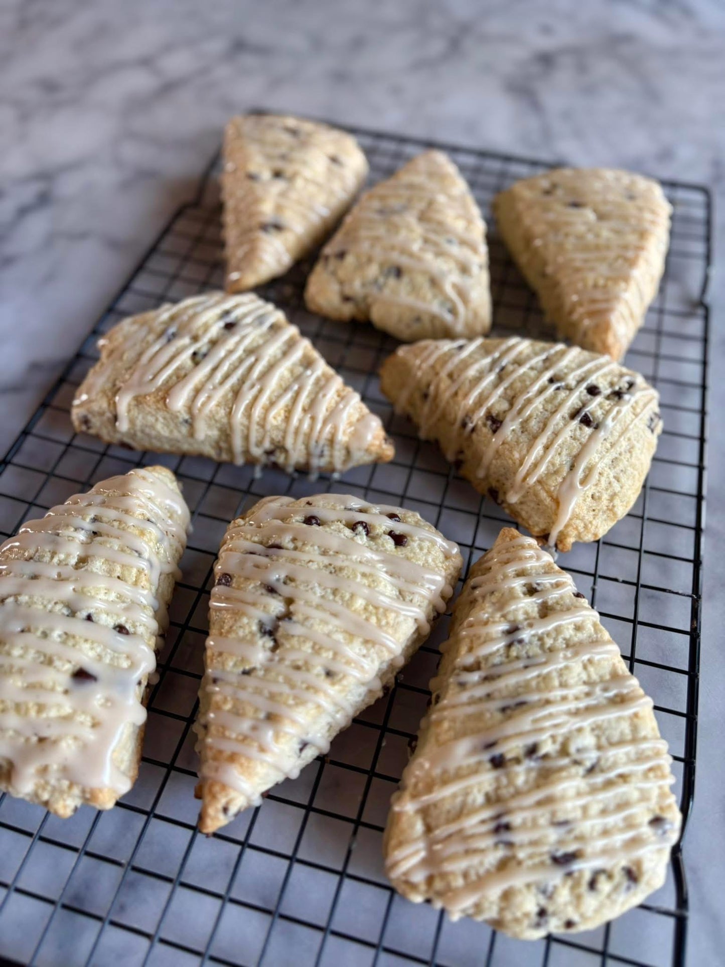 Chocolate Chip Sourdough Scones