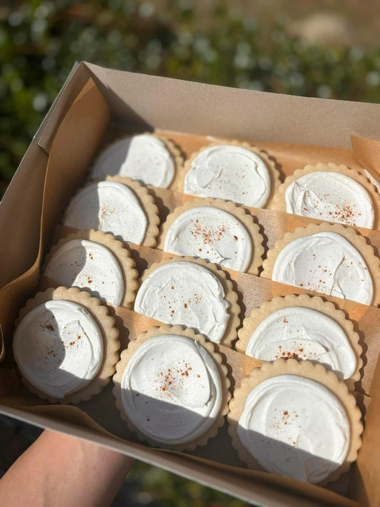 Maple Iced Shortbread Cookies