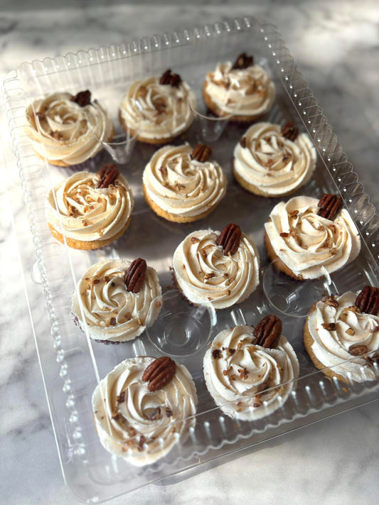 Brown Butter Pecan Cupcakes / Dozen