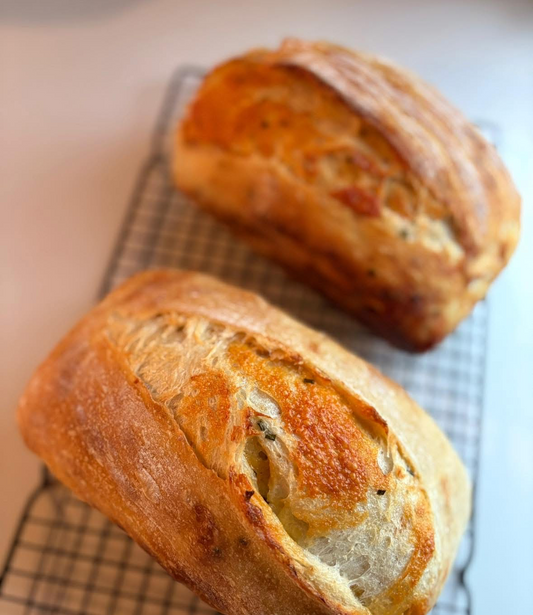 Cheddar & Chive Sourdough Loaf